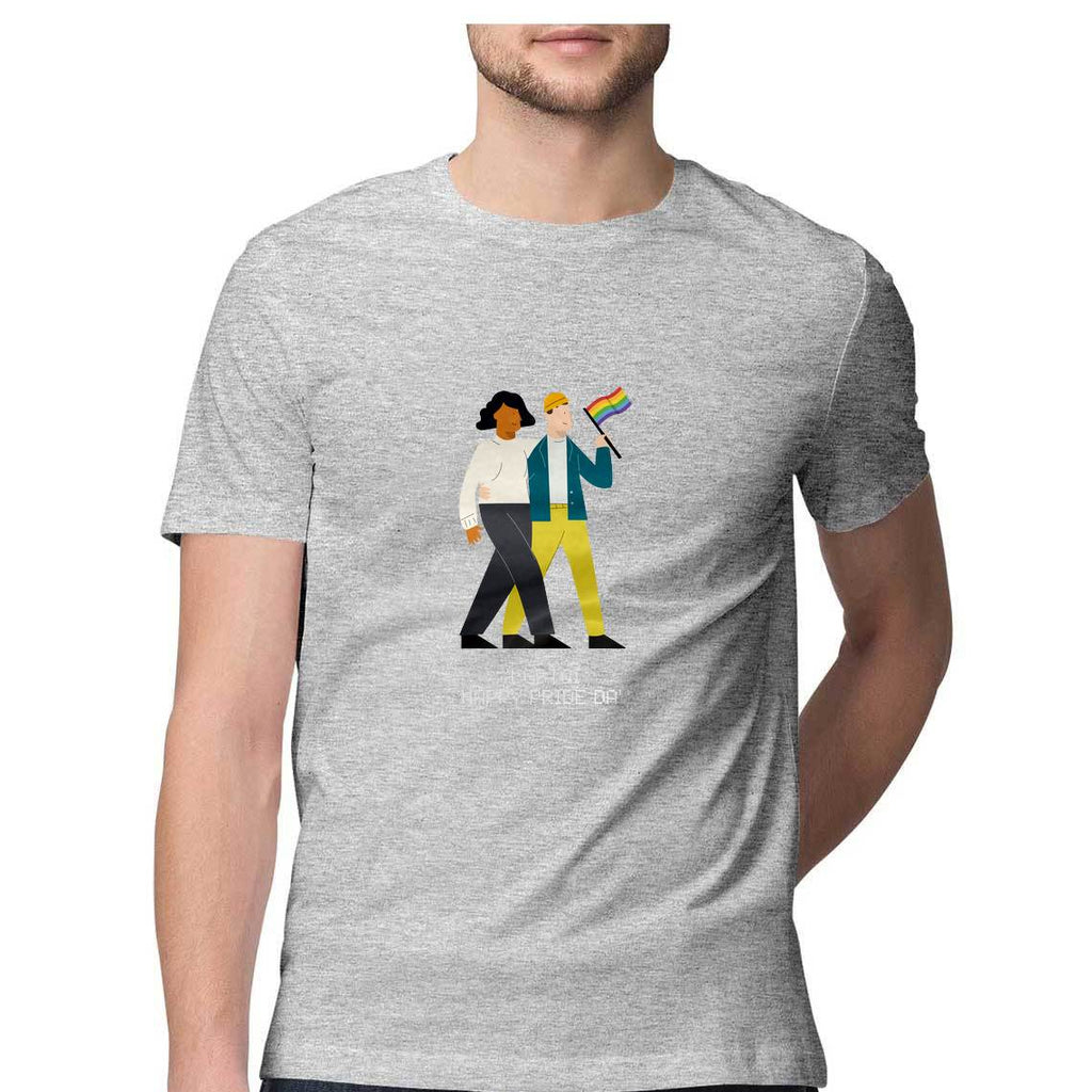 LGBTQ Happy Pride Day Half Sleeve T-Shirt