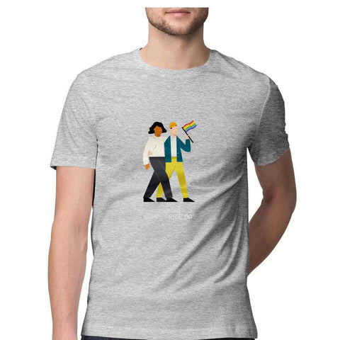LGBTQ Happy Pride Day Half Sleeve T-Shirt