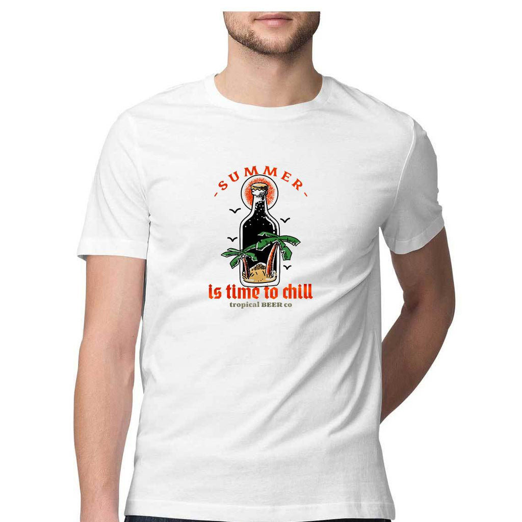 Summer It's Time to chill Half Sleeve T-Shirt