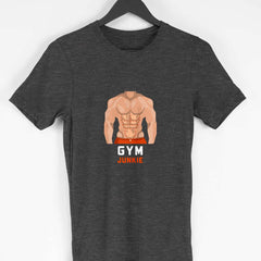 Gym Junkie Half Sleeve T-Shirt
