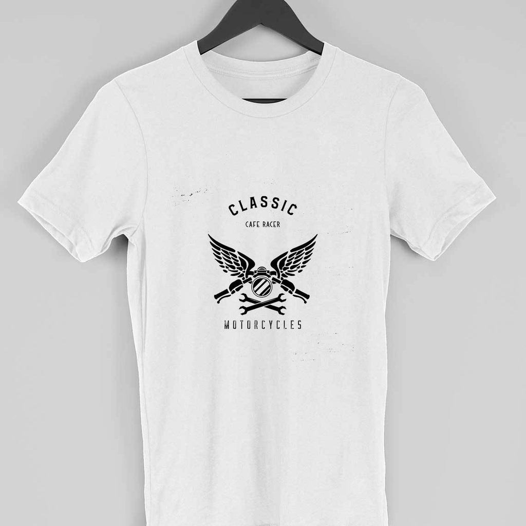 Classic Cafe Racer Motorcycle Half Sleeve T-Shirt