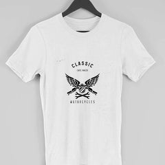 Classic Cafe Racer Motorcycle Half Sleeve T-Shirt