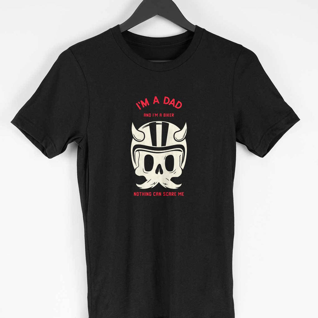 I am dad biker.... Nothing can scare me Half Sleeve T-Shirt