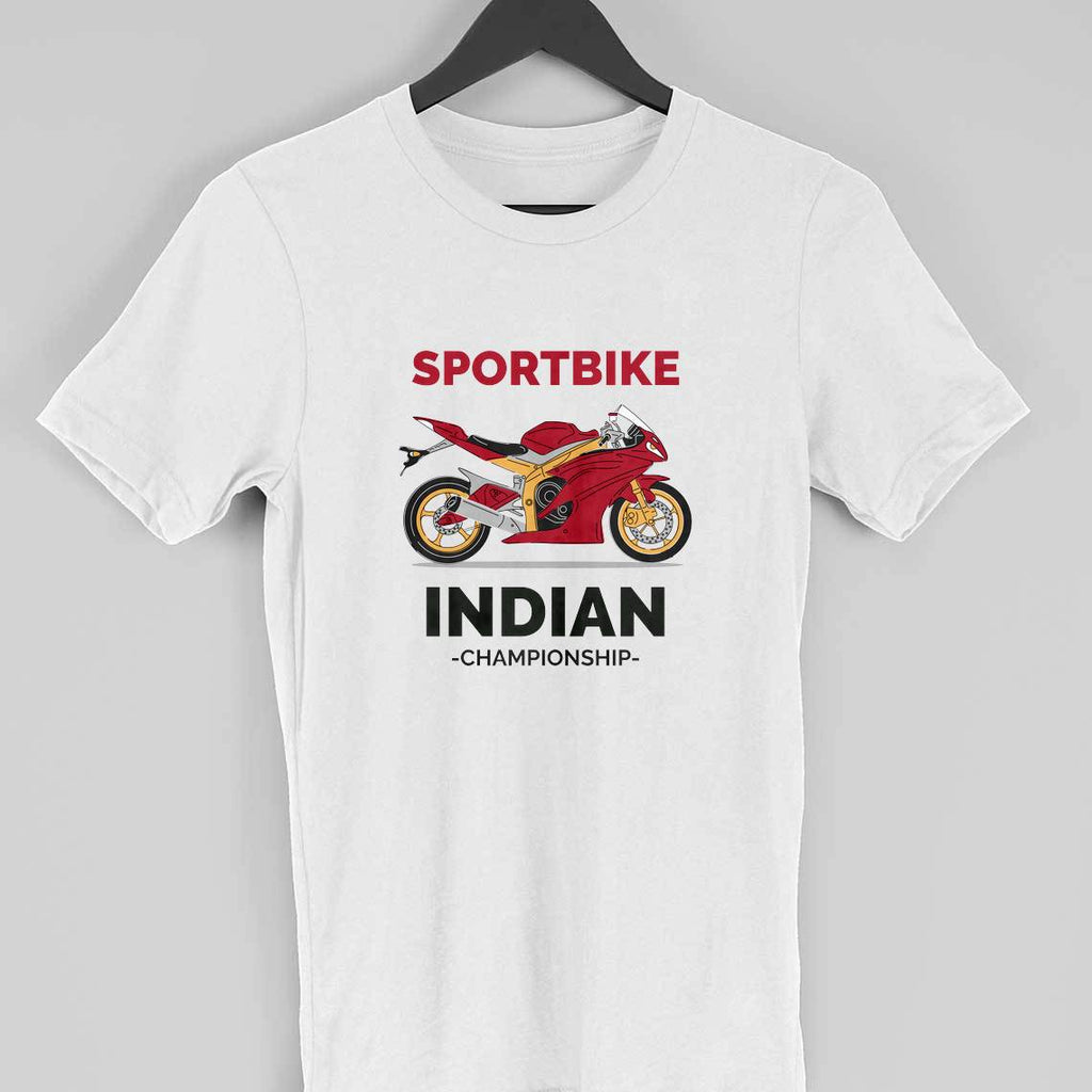 Sportbike Indian Championship Half Sleeve T-Shirt