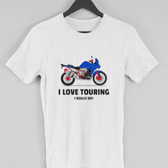 I Love Touring I Really Do ! Half Sleeve T-Shirt