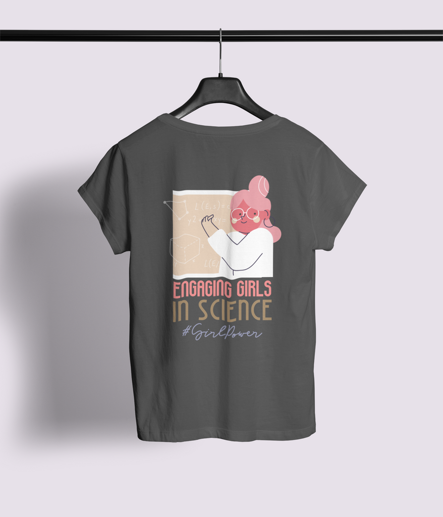 Engaging Girls In Science Half Sleeve T-Shirt