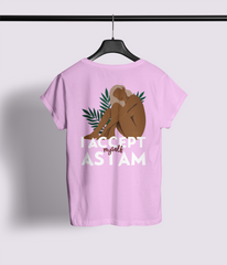 I Accept Muself As I Am Half Sleeve T-Shirt