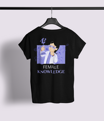 Female Knowledge Half Sleeve T-Shirt
