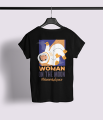 Woman On The Moon Half Sleeve T-Shirt