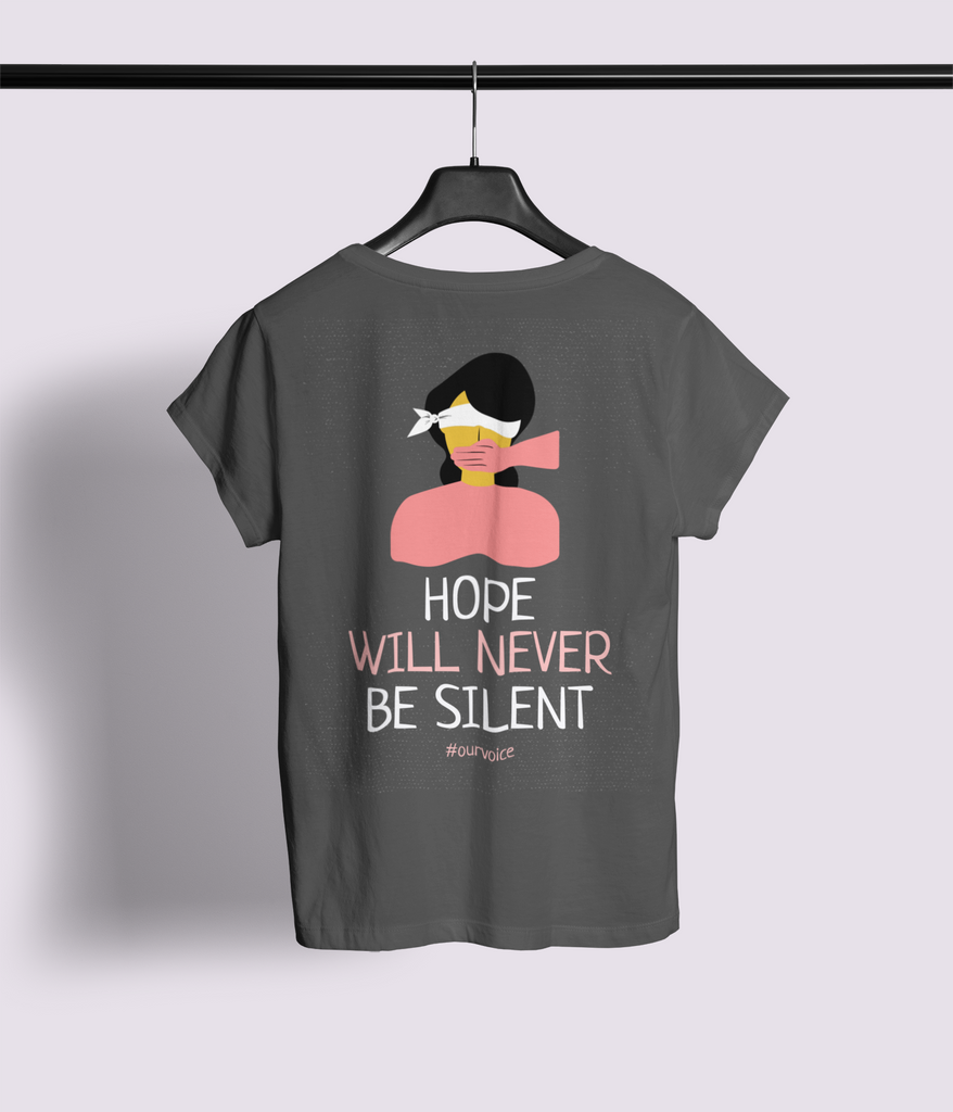 Hope Will Never Be Silent Half Sleeve T-Shirt