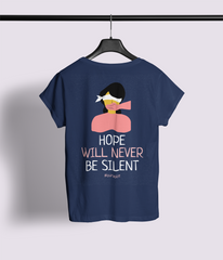 Hope Will Never Be Silent Half Sleeve T-Shirt