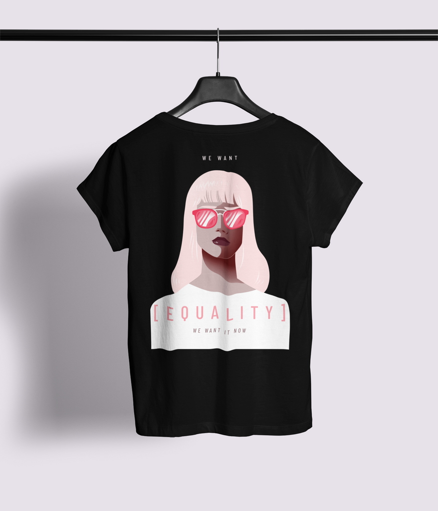 We Want Equality Half Sleeve T-Shirt