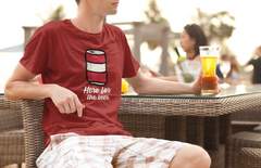 Here for the beer Half Sleeve T-Shirt