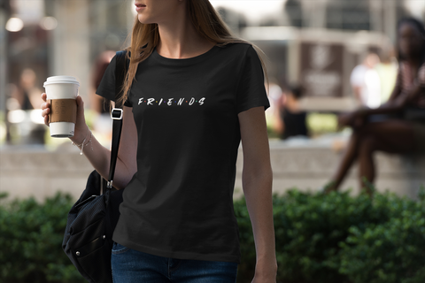 FRIENDS (WOMEN) Half Sleeve T-Shirt
