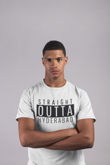 Straight Outta Hyderabad (MEN) Half Sleeve T-Shirt