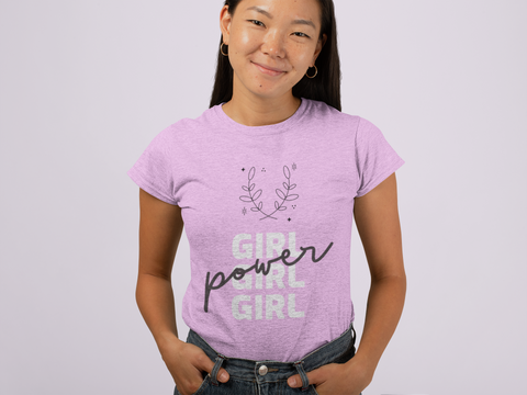 Girl Power Half Sleeve T-Shirt