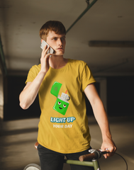 Light Up Your Day Half Sleeve T-Shirt