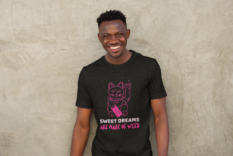 Sweet Dreams Are Made Of Weed Half Sleeve T-Shirt