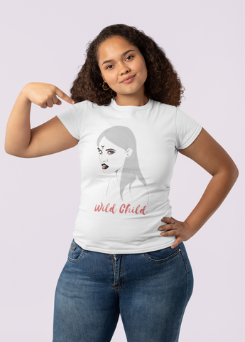 Wild Child Half Sleeve T-Shirt