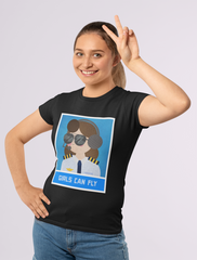 Girls can fly Half Sleeve T-Shirt