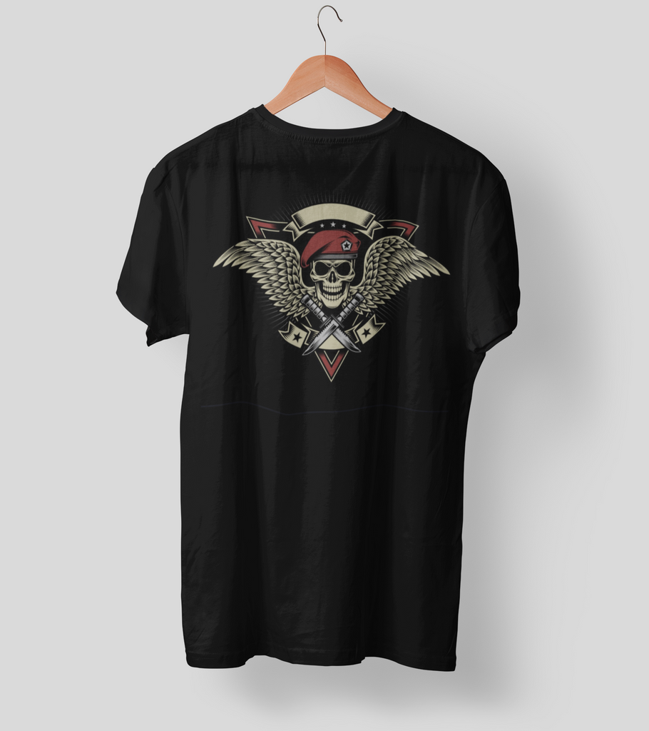 Indian Military Logo Half Sleeve T-Shirt