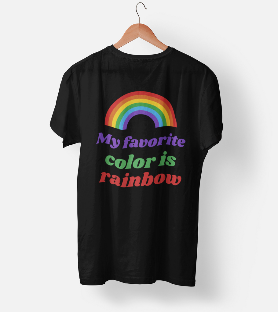 My Favourite colour is rainbow Half Sleeve T-Shirt