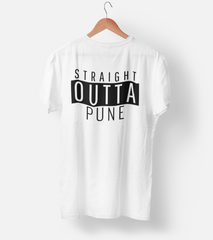 Straight Outta Pune (MEN) Half Sleeve T-Shirt