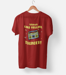 Retro : Sounds Like Thunder Half Sleeve T-Shirt