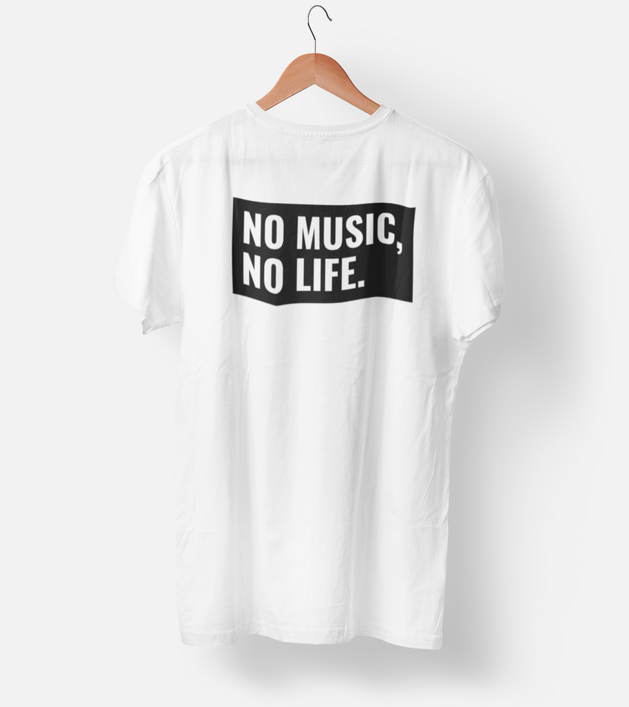 No Music No Life (Male) Half Sleeve T-Shirt