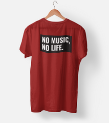 No Music No Life (Female) Half Sleeve T-Shirt