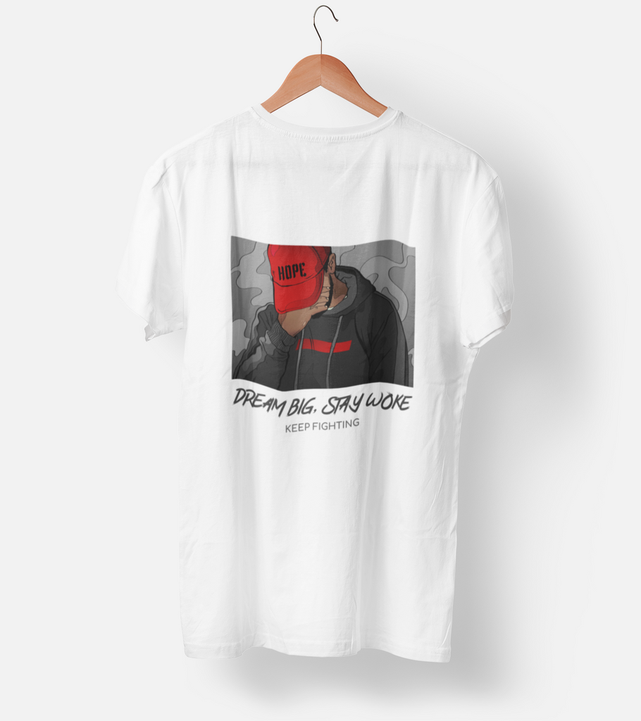 Dream Big Stay Woke Half Sleeve T-Shirt