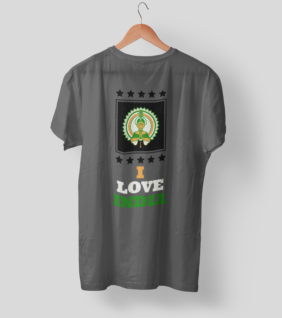 I love India Half Sleeve T-Shirt