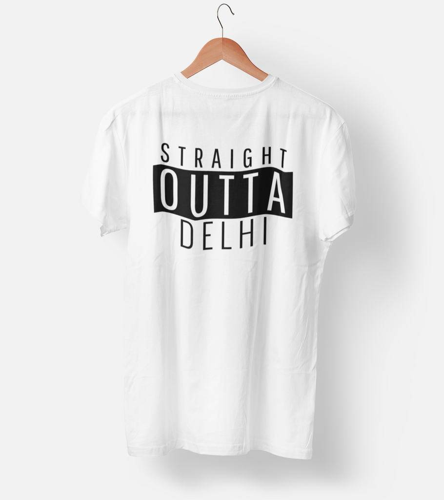 Straight Outta Delhi (MEN) Half Sleeve T-Shirt
