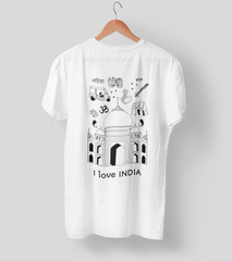 Patriotic Indian Half Sleeve T-Shirt