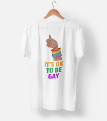Its ok to be gay Half Sleeve T-Shirt