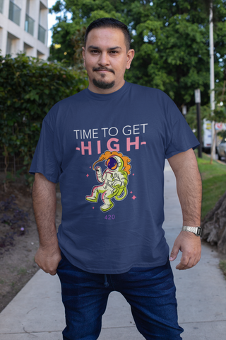 Time to Get High Half Sleeve T-Shirt