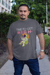 Time to Get High Half Sleeve T-Shirt