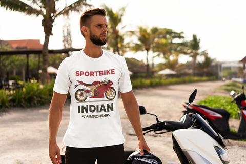 Sportbike Indian Championship Half Sleeve T-Shirt