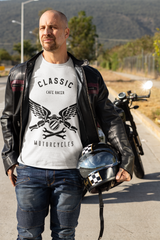 Classic Cafe Racer Motorcycle Half Sleeve T-Shirt