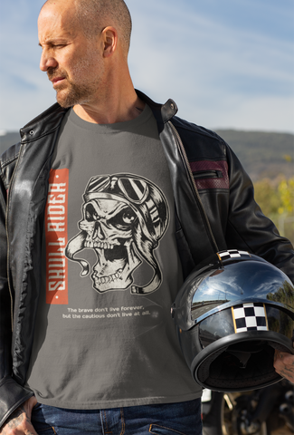Skull Rider Half Sleeve T-Shirt