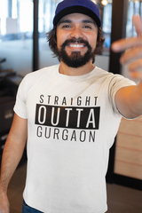 Straight Outta Gurgaon (MEN) Half Sleeve T-Shirt