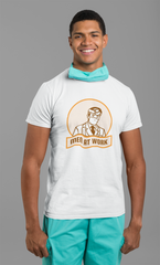MEN at work Half Sleeve T-Shirt