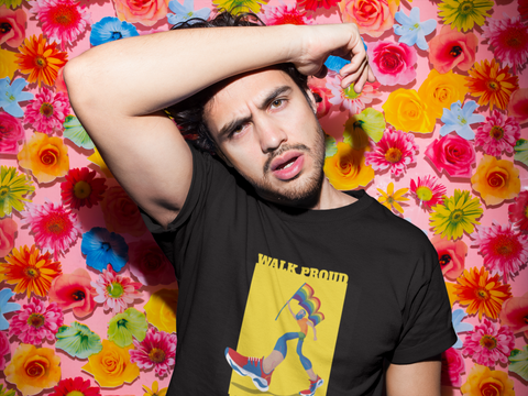 Walk proud walk loud Half Sleeve T-Shirt