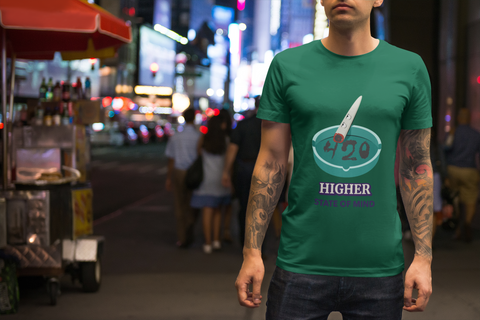 Higher State Of Mind Half Sleeve T-Shirt